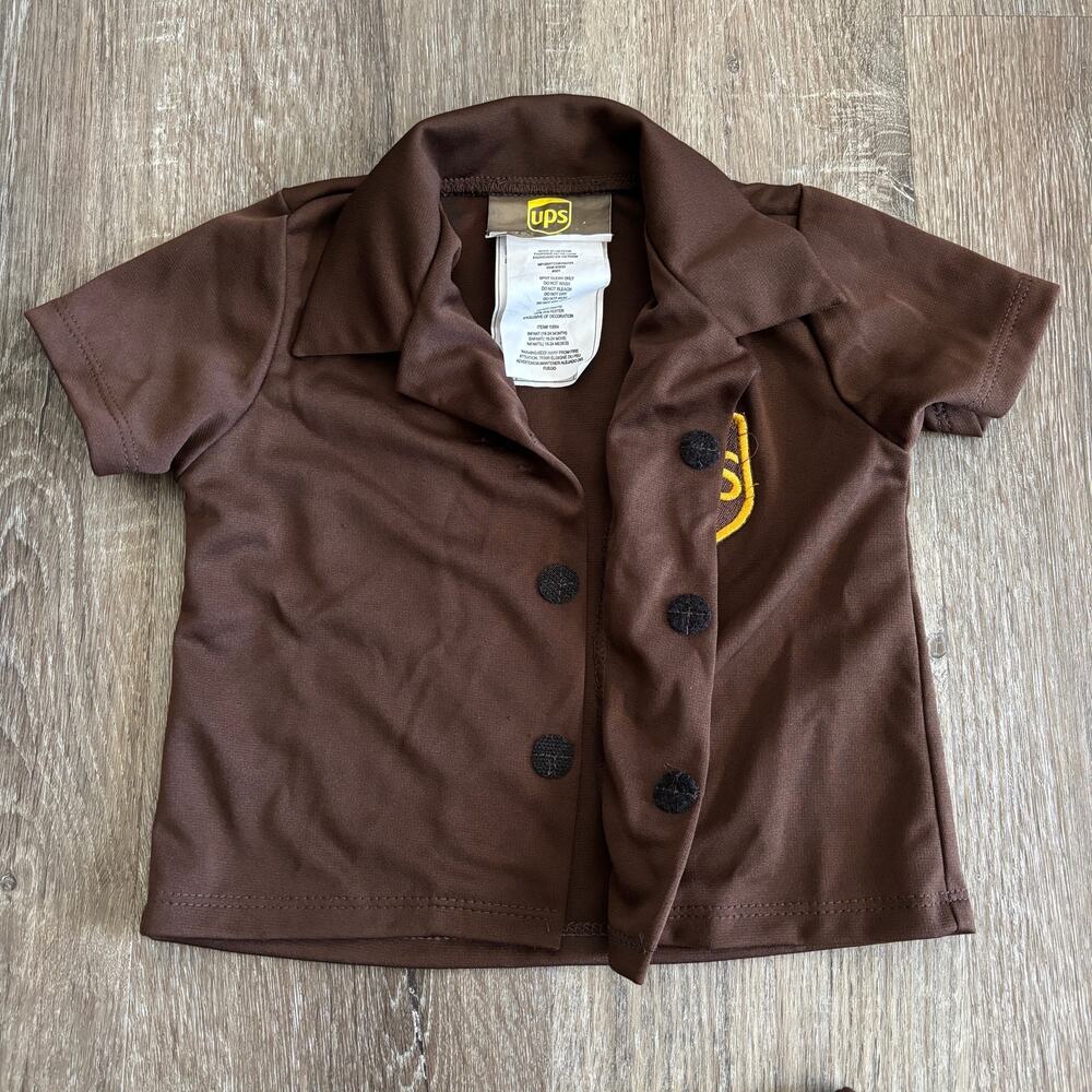 UPS Baby Licensed Uniform Delivery Guy Halloween Costume - Size: 18-24 Months - Picture 8 of 11